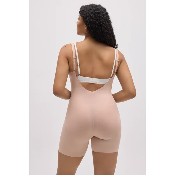 Body-up amincissant aux finitions nude invisibles