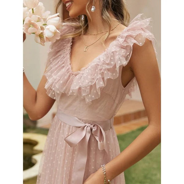Bohème Flower Girl Dresses Pink