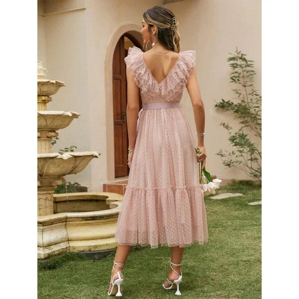 Bohème Flower Girl Dresses Pink