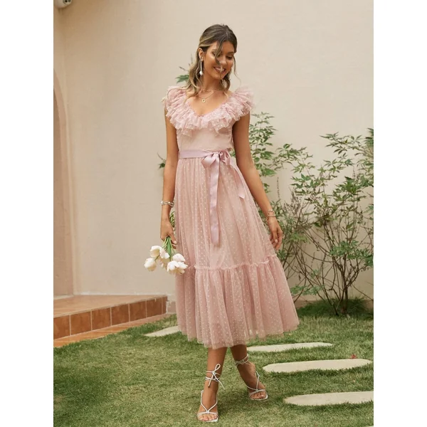 Bohème Flower Girl Dresses Pink