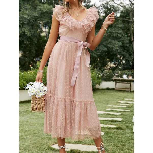 Bohème Flower Girl Dresses Pink