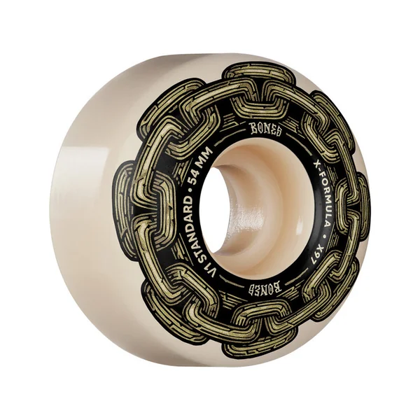 BONES WHEELS (JEU DE 4) XF 54MM V1 GOLD CHAIN 97A