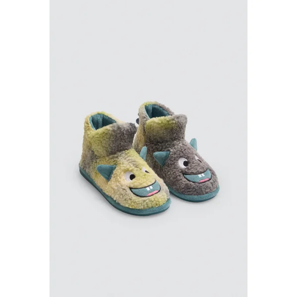 Bottes de maison pour enfants Monster avec détails 3D