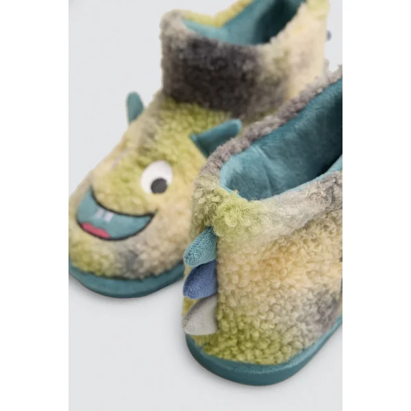 Bottes de maison pour enfants Monster avec détails 3D