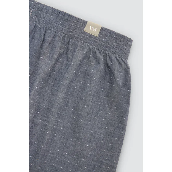 Boxer en tissu à imprimé triangle minimaliste