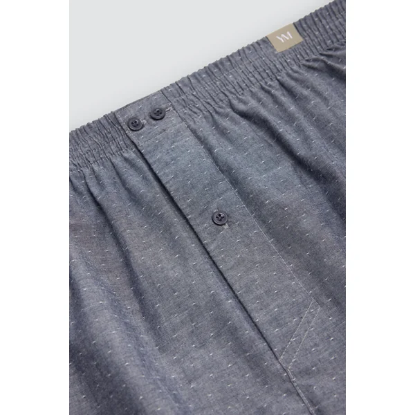 Boxer en tissu à imprimé triangle minimaliste