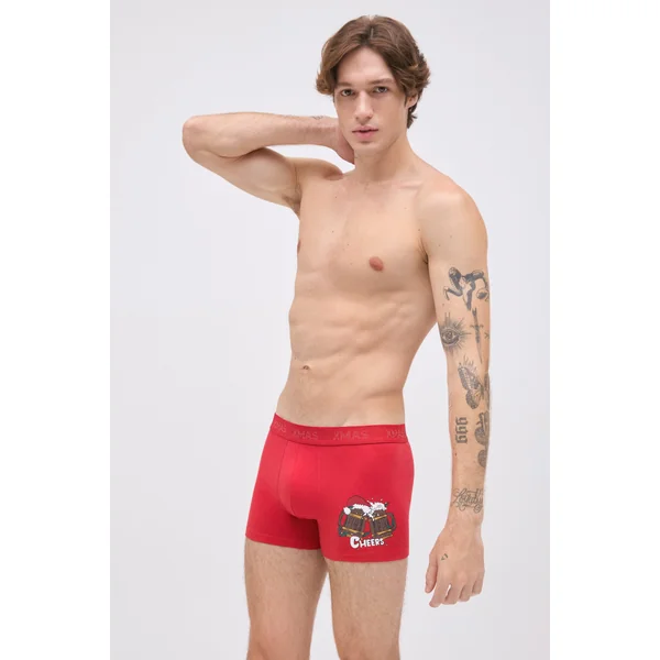 Boxer imprimé Noël pour homme