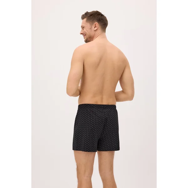 Boxer minimaliste à rayures avec ouverture apparente