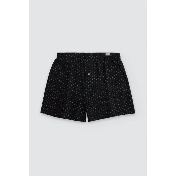 Boxer minimaliste à rayures avec ouverture apparente