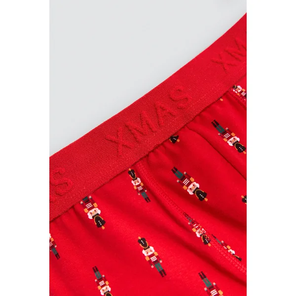 Boxer pour jeunes avec imprimé de Noël