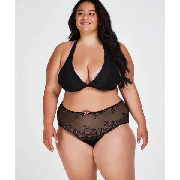 Boxer string Doriane Curvy - Noir