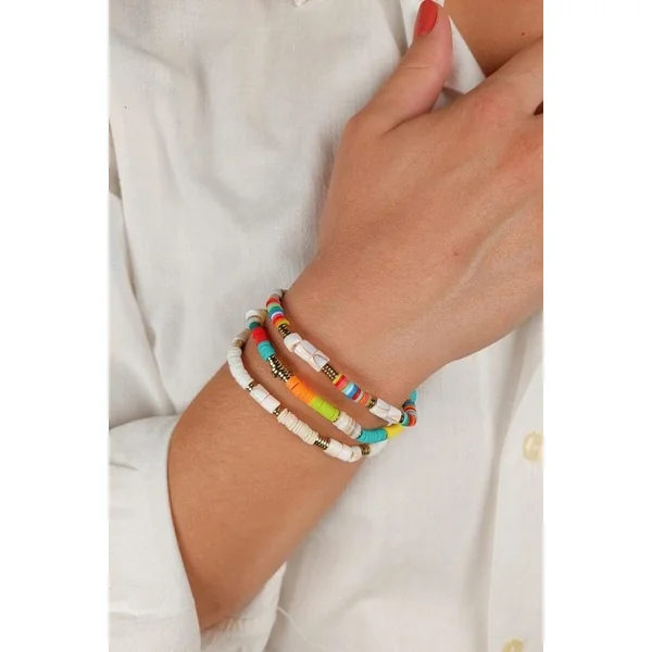 Bracelet Perles Heishi Multicolore