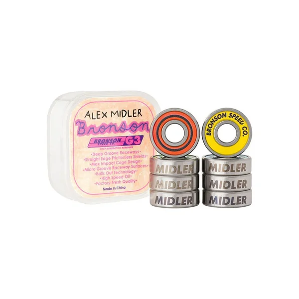 BRONSON SPEED CO ROULEMENTS (JEU DE 8) PRO ALEX MIDLER G3
