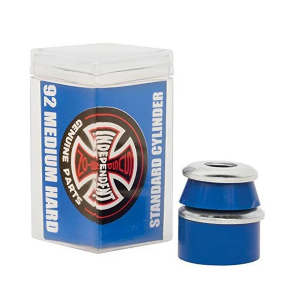 Bushing Skateboard INDEPENDENT Bushings Jeu De 4 Cylinder Medium Hard 92a Blu