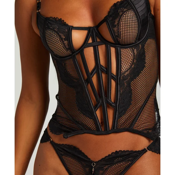 Bustier Belladonna - Noir