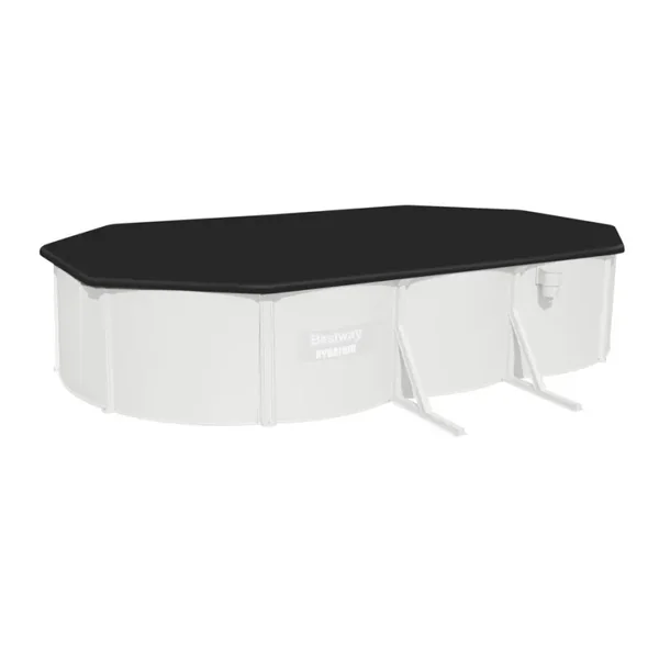 Bâche 4 saisons ovale pour piscine Hydrium 610 x 360 cm