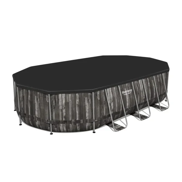 Bâche 4 saisons ovale pour piscine Power Steel 610 x 366 cm