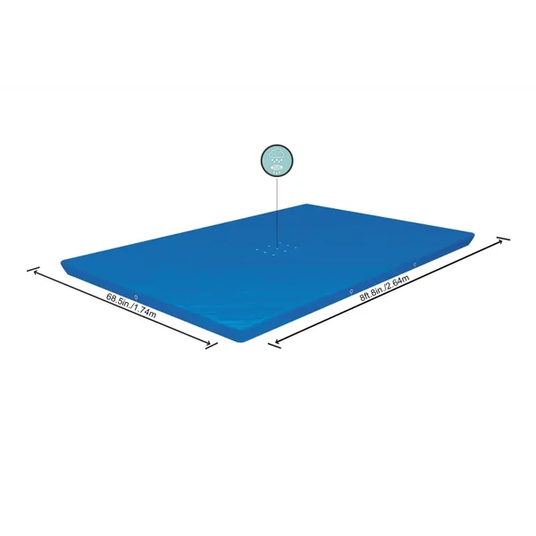 Bâche 4 saisons rectangle 264 x 174 cm pour piscine Steel Pro 259 x 170 cm