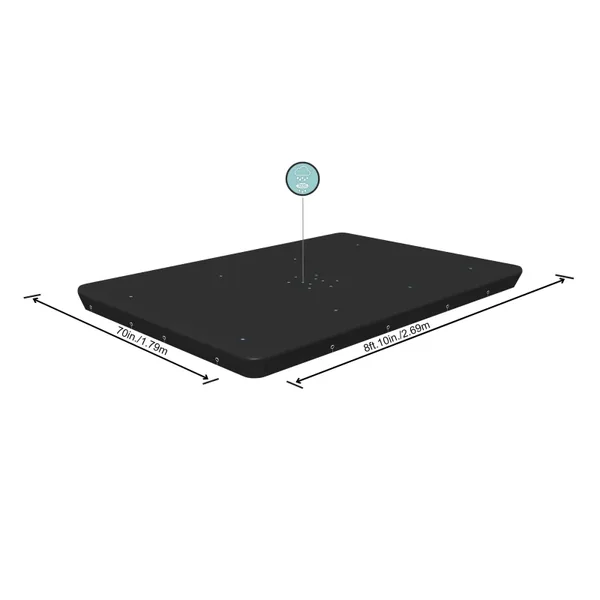 Bâche 4 saisons rectangle 269 x 179 cm pour piscine Power Steel 282 x 196 cm