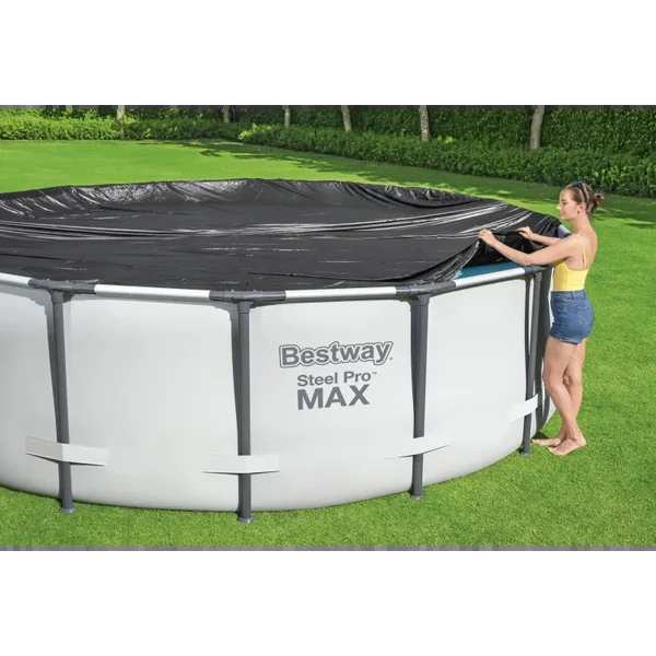 Bâche 4 saisons ronde 305 cm pour piscine Steel Pro ø305 cm
