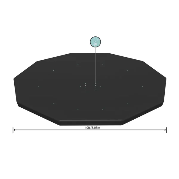 Bâche 4 saisons ronde 305 cm pour piscine Steel Pro ø305 cm