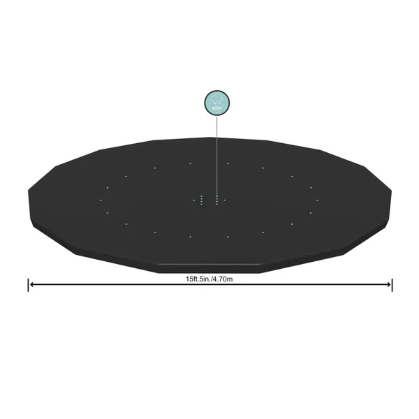 Bâche 4 saisons ronde 470 cm pour piscine ø457 cm