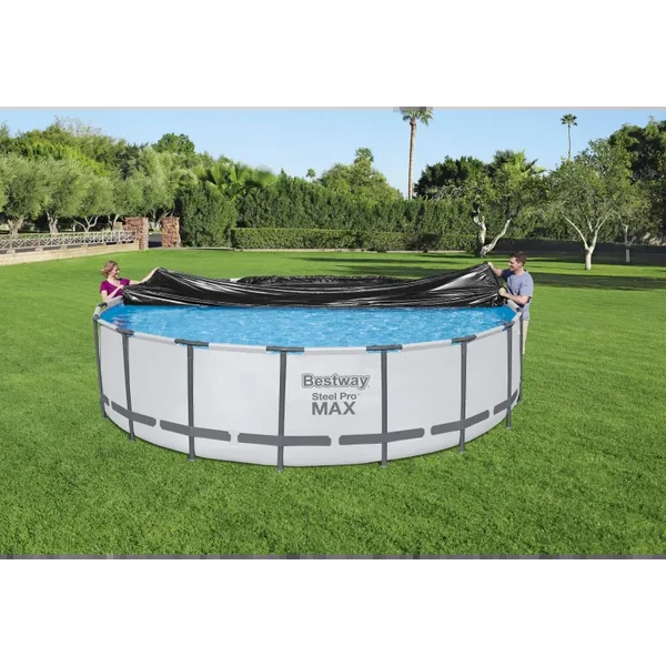 Bâche 4 saisons ronde 555 cm pour piscine ø549 cm