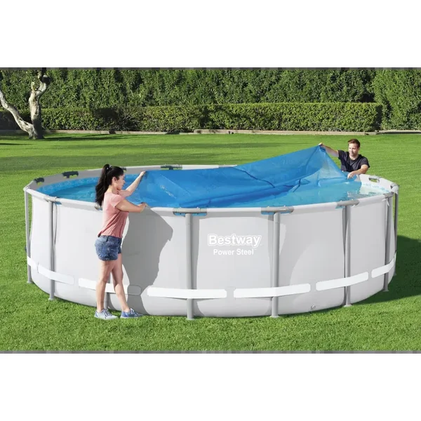 Bâche à bulles ronde 462 cm pour piscine øde 457 jusqu'à 488 cm