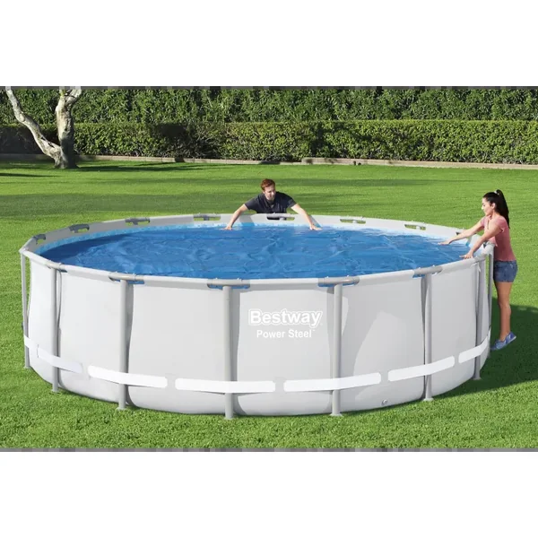 Bâche à bulles ronde 462 cm pour piscine øde 457 jusqu'à 488 cm