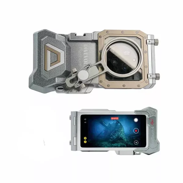 Caisson Etanche pour Smartphone SeaTouch 4 Max Platinum V2 - 60m + Pince + Boite Eva