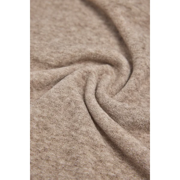 Cardigan imprimé uni marron