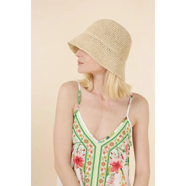 Chapeau Cloche Beige