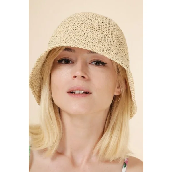 Chapeau Cloche Beige