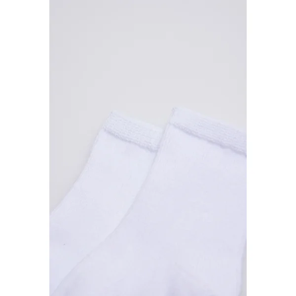 Chaussettes classiques en coton blanc