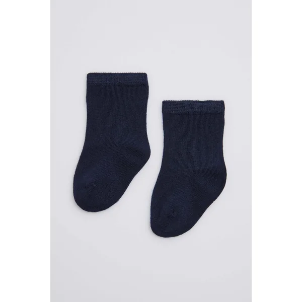 Chaussettes classiques en coton marine