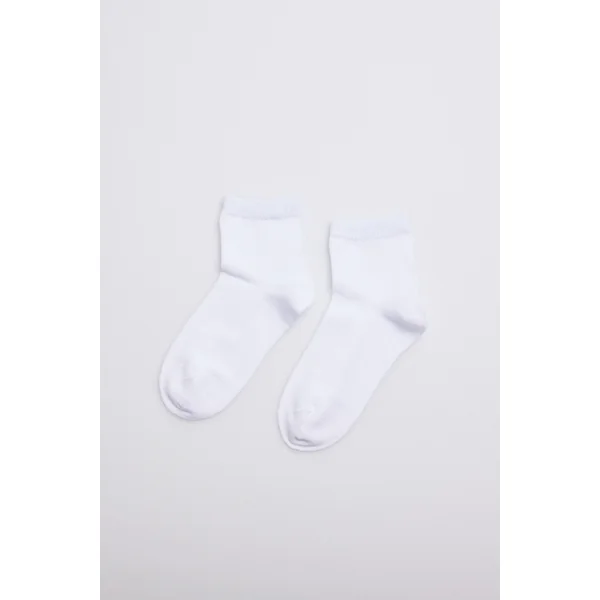 Chaussettes perles enfant blanches
