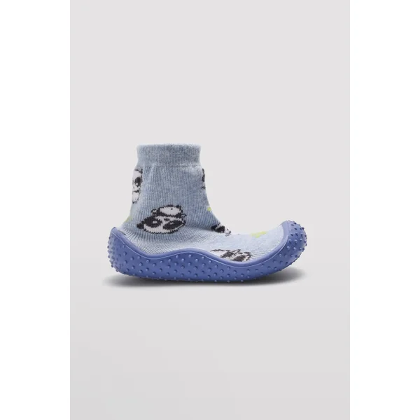 Chaussons de maison style chaussettes multicolores