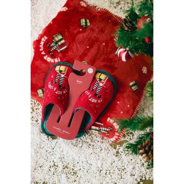 Chaussons de Noël pour hommes Je ne suis pas un Père Noël
