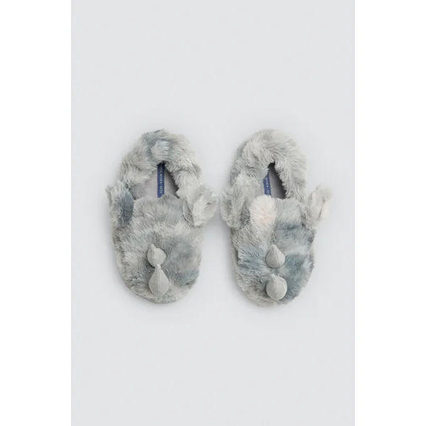 Chaussons rhinocéros pour enfants avec détails 3D