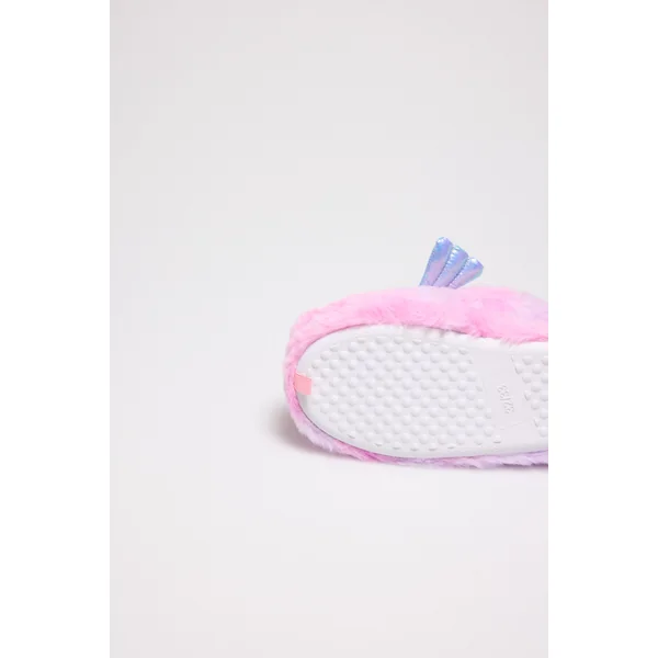 Chaussons roses à palmes