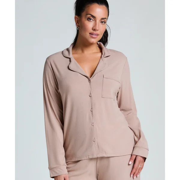 Chemise côtelée Essential - Beige