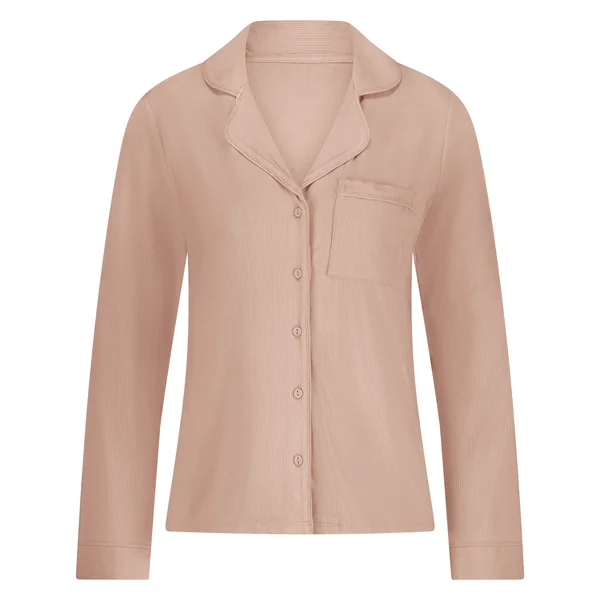 Chemise côtelée Essential - Beige
