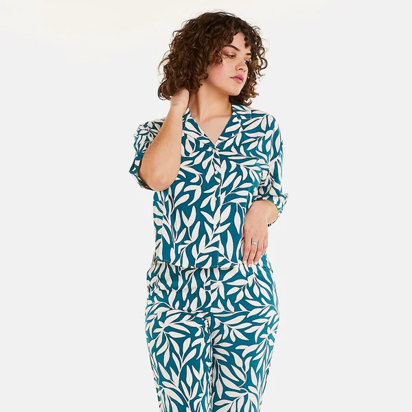 Chemise de pyjama bleue Nanaya