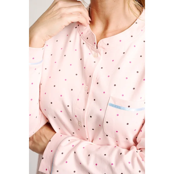 Chemise de pyjama imprimée à pois | MUYDEMI