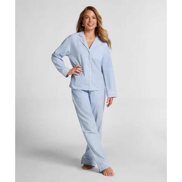 Chemise en coton - Bleu