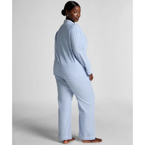 Chemise en coton - Bleu