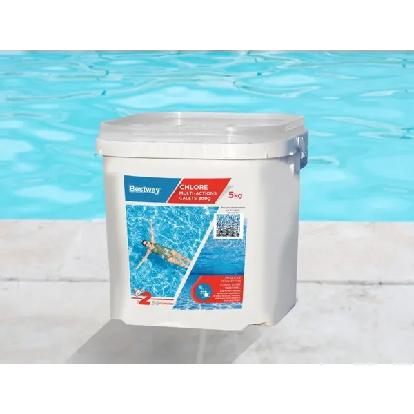 Chlore Multiactions - Galets 200G Seau De 5Kg