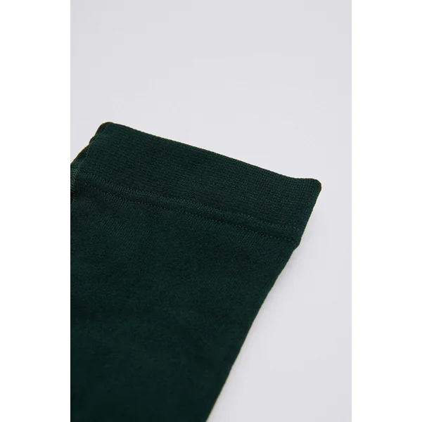 Collant thermique enfant 140 deniers vert bouteille