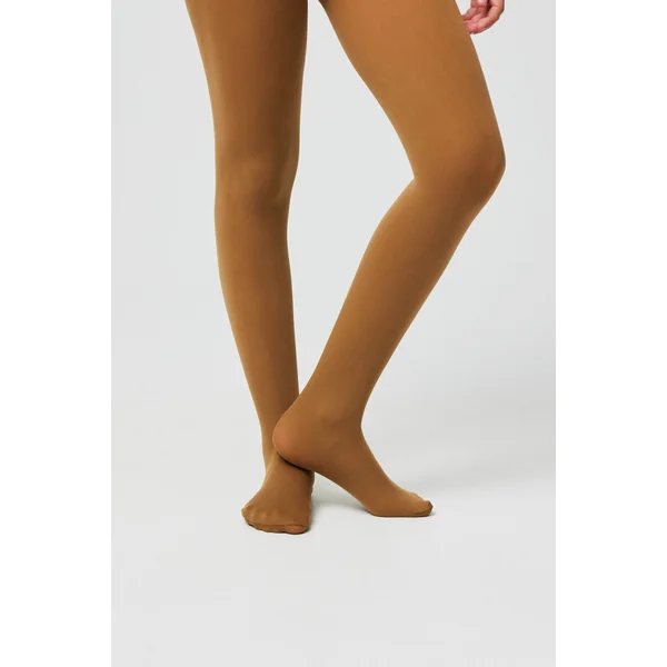 Collants enfant 70 deniers camel