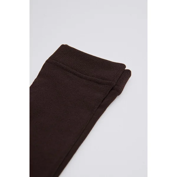 Collants thermiques enfant 140 deniers marron
